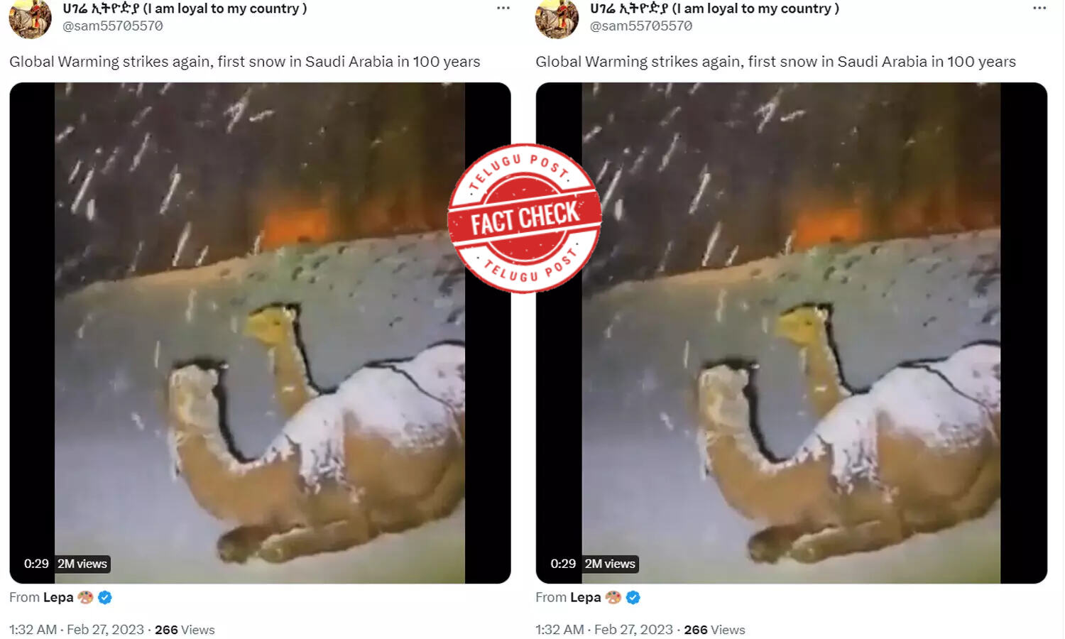 Fact Check: Viral Video Shows The First Snowfall In The Last 100 Years ...