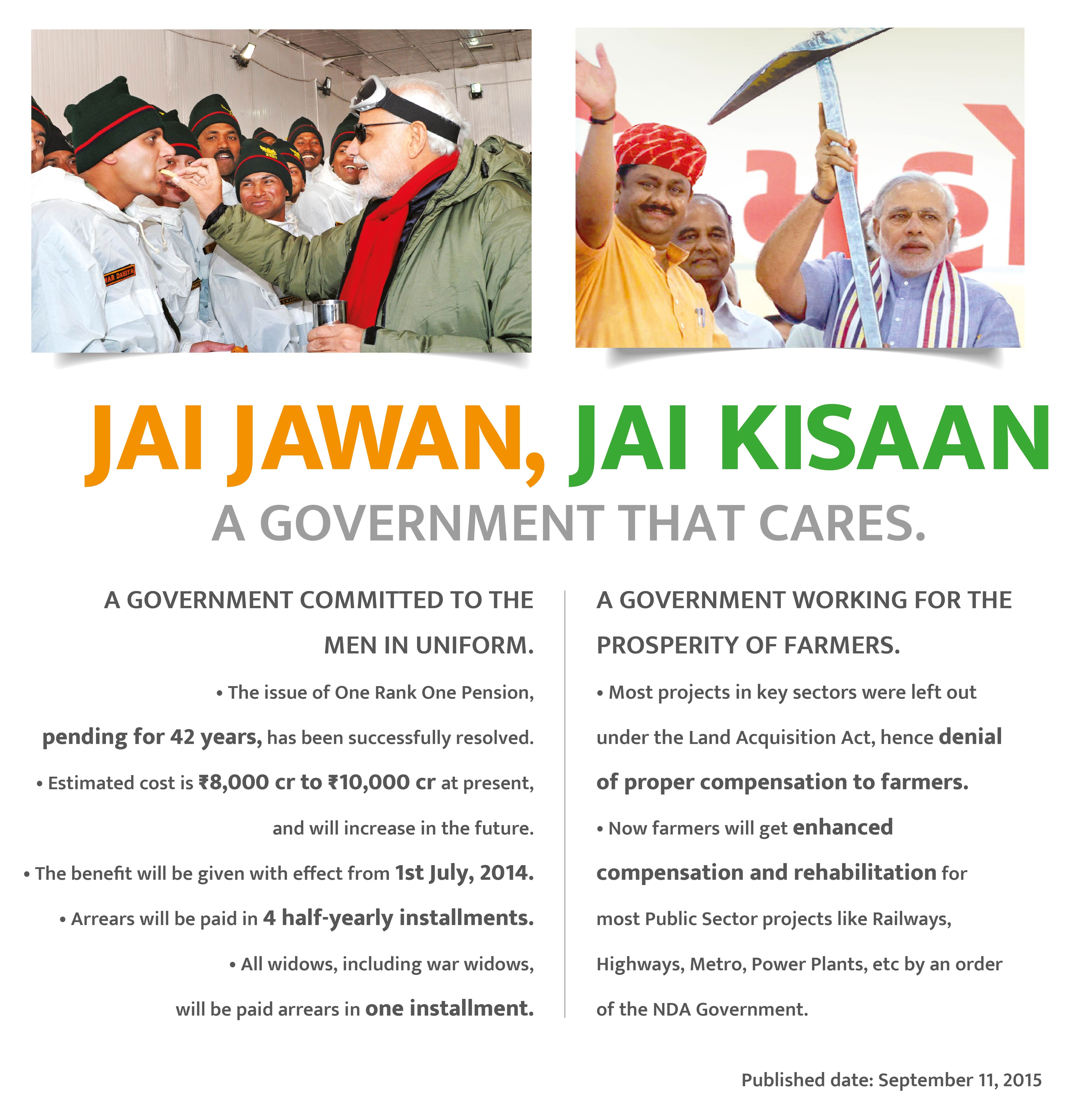 Jai Jawan Jai Kisan Published Date September 11 2015